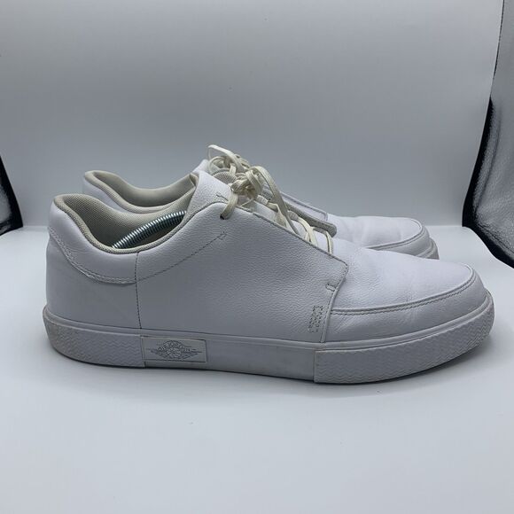 Nike Shoes Mens  Size 12 Air Jordan V5 Grown Low Top White Leather 428902-100 - Picture 3 of 8